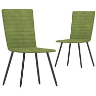 Dining chairs 2 pcs green velvet - Dining Chair