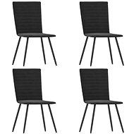 Dining chairs 4 pcs black velvet - Dining Chair