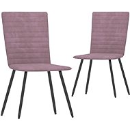 Dining chairs 2 pcs pink velvet - Dining Chair