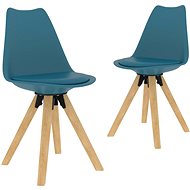 Dining chairs 2 pcs turquoise - Dining Chair