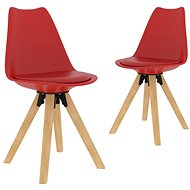Dining chairs 2 pcs red - Dining Chair