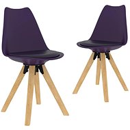 Dining chairs 2 pcs lilac - Dining Chair