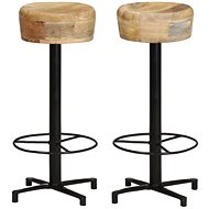 Bar stools 2 pcs 76 cm solid mango wood - Bar Stool