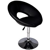 Black faux leather bar stool - Bar Stool