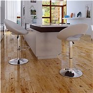 Bar stools 2 pcs white artificial leather - Bar Stool