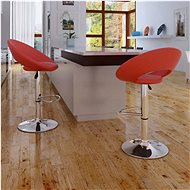 Bar stools 2 pcs red faux leather - Bar Stool