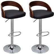 Bar stools 2 pcs bent wood - Bar Stool