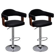 Barové stoličky 2 ks ohýbané drevo - Barová stolička