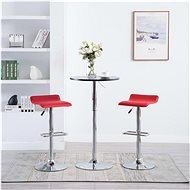 Bar stools 2 pcs red faux leather - Bar Stool
