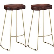 Gavin bar stools 2 pcs solid mango wood - Bar Stool