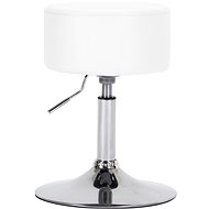 White faux leather bar stool - Bar Stool