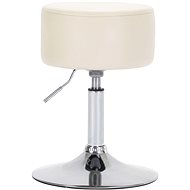 Cream faux leather bar stool - Bar Stool