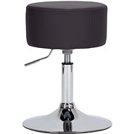 Brown faux leather bar stool - Bar Stool
