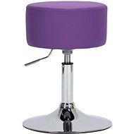 Purple faux leather bar stool - Bar Stool