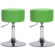 Bar stools 2 pcs green faux leather - Bar Stool