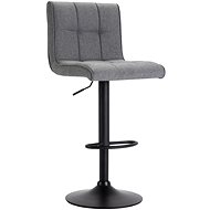 Bar stool light gray textile - Bar Stool