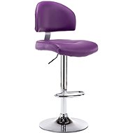 Purple faux leather bar stool - Bar Stool