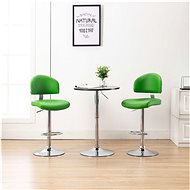 Bar stools 2 pcs green faux leather - Bar Stool