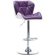 Purple faux leather bar stool - Bar Stool