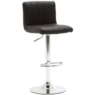 Black faux leather bar stool - Bar Stool
