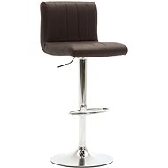 Brown faux leather bar stool - Bar Stool