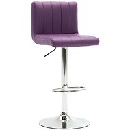 Purple faux leather bar stool - Bar Stool