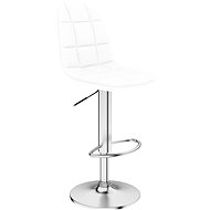 White faux leather bar stool - Bar Stool