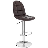 Brown faux leather bar stool - Bar Stool