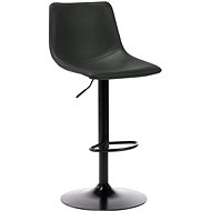 Gray faux leather bar stool - Bar Stool