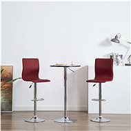 Bar stools 2 pcs red faux leather - Bar Stool