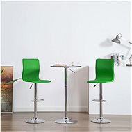 Bar stools 2 pcs green faux leather - Bar Stool