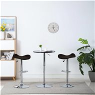 Bar stools 2 pcs brown faux leather - Bar Stool