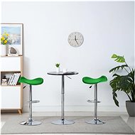 Bar stools 2 pcs green faux leather - Bar Stool