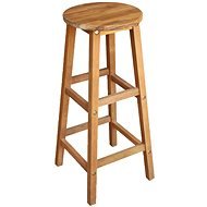 Bar stools 2 pcs solid acacia 34 x 34 x 76 cm - Bar Stool