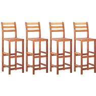 Bar stools 4 pcs solid acacia wood - Bar Stool