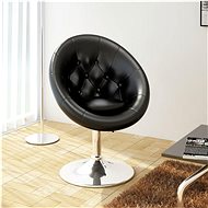 Black faux leather bar stool - Bar Stool