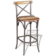 Solid recycled wood bar stool - Bar Stool