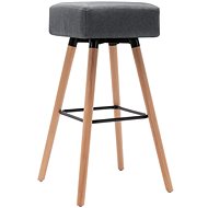 Bar stool light gray textile - Bar Stool