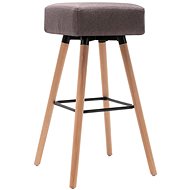 Bar stool taupe textile - Bar Stool