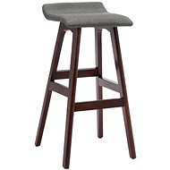 Bar stool dark gray textile - Bar Stool