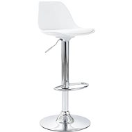 White faux leather bar stool - Bar Stool