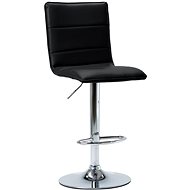 Black faux leather bar stool - Bar Stool