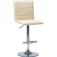 Cream faux leather bar stool - Bar Stool