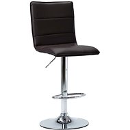 Brown faux leather bar stool - Bar Stool