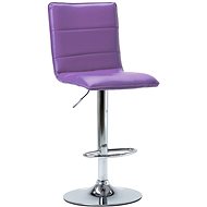 Purple faux leather bar stool - Bar Stool
