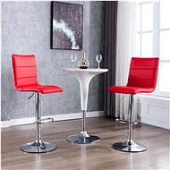 Bar stools 2 pcs red faux leather - Bar Stool