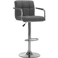 Bar stool light gray textile - Bar Stool