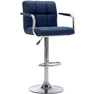Blue textile bar stool - Bar Stool