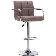 Bar stool taupe textile - Bar Stool