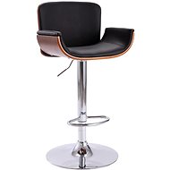 Black faux leather bar stool - Bar Stool